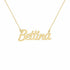 Gold Name Necklace – Bettina | 14K Solid Gold