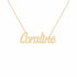 Gold Name Necklace – Coraline | 14K Solid Gold