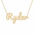 Gold Name Necklace – Ryder | 14K Solid Gold
