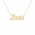 Gold Name Necklace – Zosia | 14K Solid Gold