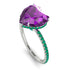 Heart Shape Amethyst Ring - Noelle No. 306