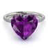Heart Shape Amethyst Ring - Noelle No. 303