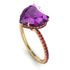 Heart Shape Amethyst Ring - Noelle No. 310