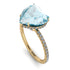 Heart Shape Aquamarine Ring - Noelle No. 401