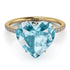 Heart Shape Aquamarine Ring - Noelle No. 401