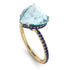 Heart Shape Aquamarine Ring - Noelle No. 413