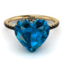 Heart Shape Blue Topaz Ring - Noelle No. 507 image 3