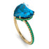Heart Shape Blue Topaz Ring - Noelle No. 504 image 2