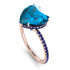 Heart Shape Blue Topaz Ring - Noelle No. 514 image 2