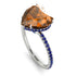 Heart Shape Brown Diamond Ring - Noelle No. 1115