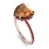 Heart Shape Brown Diamond Ring - Noelle No. 1111