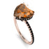 Heart Shape Brown Diamond Ring - Noelle No. 1108 image 2