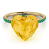 Heart Shape Citrine Ring - Noelle No. 604