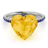 Heart Shape Citrine Ring - Noelle No. 615