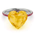 Heart Shape Citrine Ring - Noelle No. 612