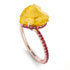 Heart Shape Citrine Ring - Noelle No. 611