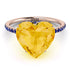 Heart Shape Citrine Ring - Noelle No. 614