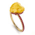 Heart Shape Citrine Ring - Noelle No. 610