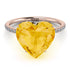 Heart Shape Citrine Ring - Noelle No. 602
