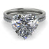 Heart Shape diamond Bridal Set - Noelle No. 3