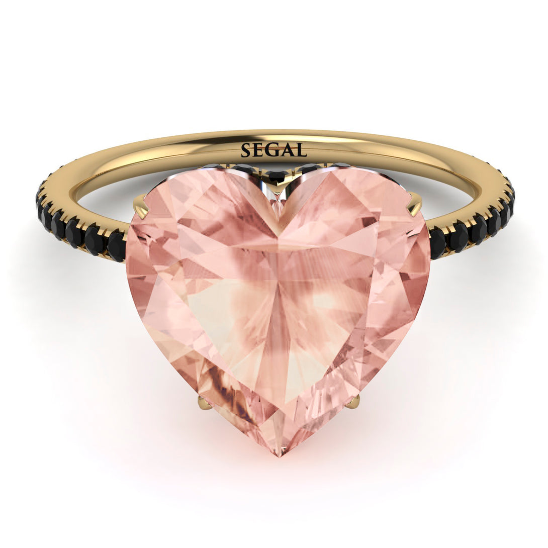 Heart Shape Morganite Ring - Noelle No. 907