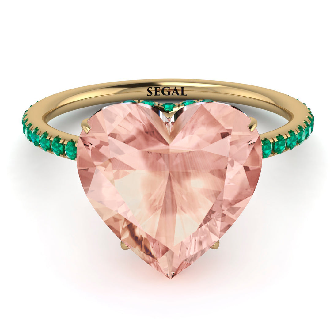 Heart Shape Morganite Ring - Noelle No. 904