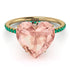 Heart Shape Morganite Ring - Noelle No. 904 image 2