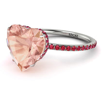 Heart Shape Morganite Ring - Noelle No. 912 image 1