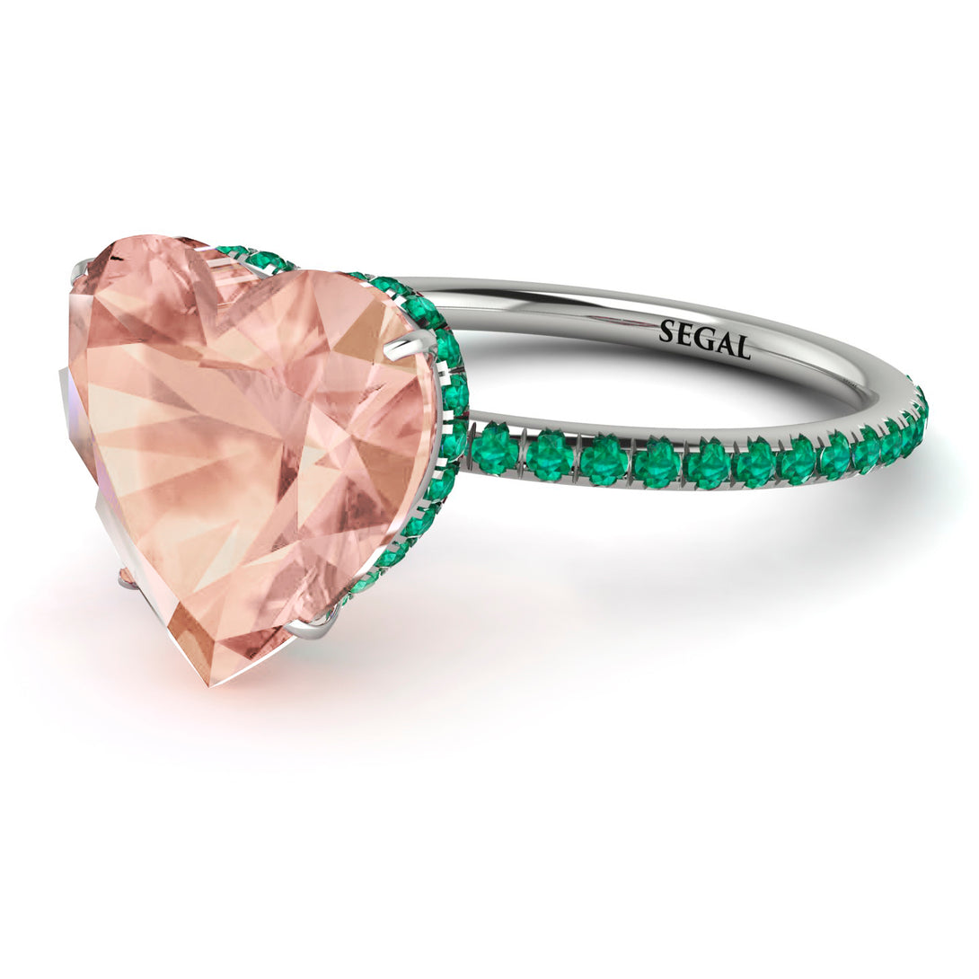 Heart Shape Morganite Ring - Noelle No. 906
