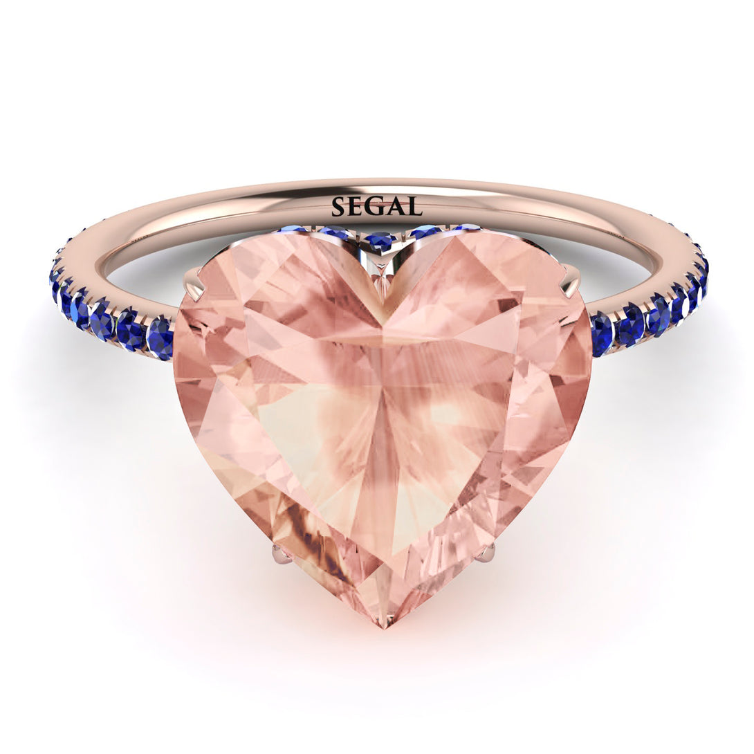 Heart Shape Morganite Ring - Noelle No. 914