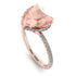 Heart Shape Morganite Ring - Noelle No. 902