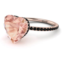 Heart Shape Morganite Ring - Noelle No. 908 image 1