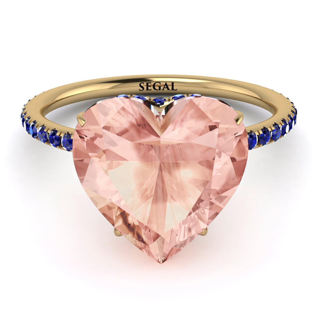 Heart Shape Morganite Ring - Noelle No. 913