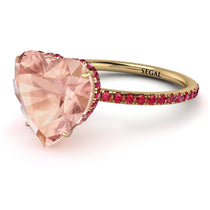 Heart Shape Morganite Ring - Noelle No. 910 image 1