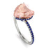Heart Shape Morganite Ring - Noelle No. 915
