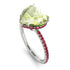 Heart Shape Peridot Ring - Noelle No. 712