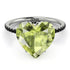 Heart Shape Peridot Ring - Noelle No. 709