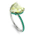 Heart Shape Peridot Ring - Noelle No. 706