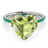 Heart Shape Peridot Ring - Noelle No. 706