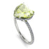 Heart Shape Peridot Ring - Noelle No. 703