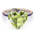 Heart Shape Peridot Ring - Noelle No. 714