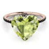 Heart Shape Peridot Ring - Noelle No. 708