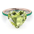 Heart Shape Peridot Ring - Noelle No. 705