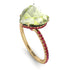 Heart Shape Peridot Ring - Noelle No. 710