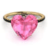 Heart Shape Pink Moissanite Ring - Noelle No. 807 image 2