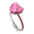 Heart Shape Pink Moissanite Ring - Noelle No. 812 image 3