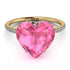 Heart Shape Pink Moissanite Ring - Noelle No. 801