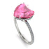 Heart Shape Pink Moissanite Ring - Noelle No. 803 image 3