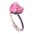 Heart Shape Pink Moissanite Ring - Noelle No. 814