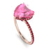 Heart Shape Pink Moissanite Ring - Noelle No. 811 image 3